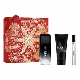 Carolina Herrera 212 VIP Black Eau de Parfum 100 ml + Shower Gel 100 ml + Eau de Parfum 10 ml Geschenkset 1