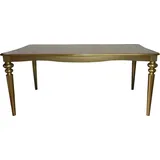 Casa Padrino Barock Luxus Esstisch Gold ausziehbar 180 - 230 cm - Limited Edition