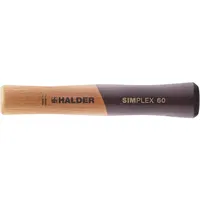 Halder SIMPLEX Ersatzstiel aus Holz Kopf 60mm Stiel 207mm