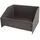 El Zorro Korb für Pelletbrenner Eisen 30 x 25 x 17 cm Schwarz