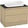Villeroy & Boch V&B Waschtischunterschrank Finion 80x60,3cm, Abd.-Pl. bla matt, Oak Veneer
