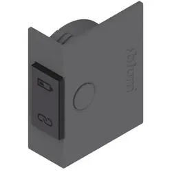 SERVO-DRIVE Schalter für AVENTOS, symmetrisch, tiefgrau
