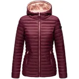 Marikoo Damen Steppjacke Übergangsjacke mit kontrastfarbendem Reißverschluss Asraa
