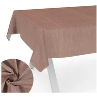 ANRO Stoff Tischdecke Textil Tischwäsche Tischtuch Baumwolle Polyester abwaschbar