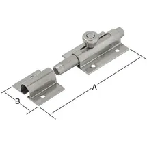 Pohl Bolzen-Knopfriegel 80 x 36 mm