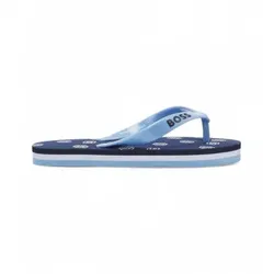 BOSS für Jungen. J51652 Sommer-Flip-Flops marineblau (38), Wohnung, Keine, Strandbekleidung, Kinderbekleidung