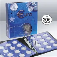 Schwäbische Albumfabrik 20-Euromünzen-Sammelalbum Topset, inkl. 2 Einssteckblättern für 20-Euro-Münzen