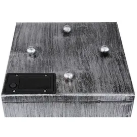 GLOBO Lighting Solarleuchte Metall silberfarben, LED