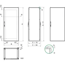 SCHNEIDER ELECTRIC Elektronikschrank SF NSYSF20880E