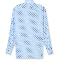 Olymp Businesshemd OLYMP "OLYMP Luxor, comfort fit, New Kent", Herren, Gr. 42, Normaler Arm, blau (bleu), 100% Baumwolle, Hemden