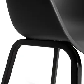 KETER Noa Gartenstuhl 59,5 x 68,5 x 41 cm schwarz 2 St.