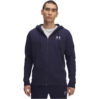 Under Armour Icon Fleece Taping Reißverschlusspullover - Midnight Navy