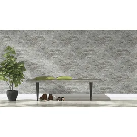 Rasch Textil Vliestapete Factory III 0,40 m x 53 m grau/rot 939330