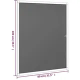 vidaXL Insektenschutz Fenster 80 x 100 cm Braun