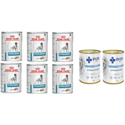 ROYAL CANIN Hypoallergenic DR21 6x400g + ENZO VET Hypoallergenes Futter mit Pute für Hunde 2x400g (Mit Rabatt-Code ROYAL-5 erhalten Sie 5% Rabatt!)