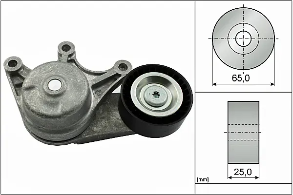 INA Riemenspanner, Keilrippenriemen 534053510 für MINI BMW (BRILLIANCE)