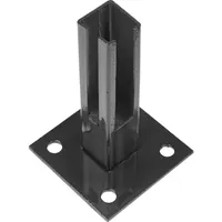 Elmar Jung Bodenplatte für Zaunpfosten 40 x 40 mm Anthrazit