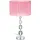 Relaxdays Tischlampe Kristall Rosa