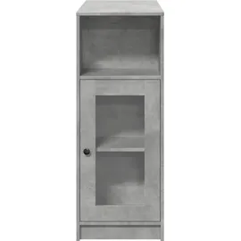 vidaXL Bartisch mit Regal 101 x 40 x 103,5 cm Grau