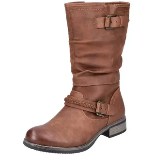 Rieker Damen 98860 Hohe Stiefel, Braun (Nuss 22), 41 EU