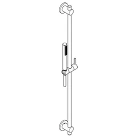 Kludi Nova Fonte Puristic Brause Set 1S 900mm Weiß 2084053-15