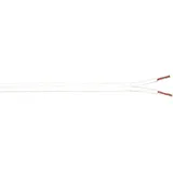 Kabelexpress Zwillingsleitung XYFAZ-H 2x0,75mm2, 25m-Ring, weiß