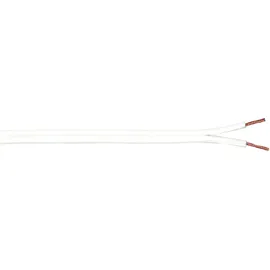 Kabelexpress Zwillingsleitung XYFAZ-H 2x0,75mm2, 25m-Ring, weiß