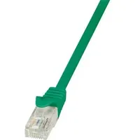 Logilink Cp1025u RJ45 Patchkabel Cat 5e U/UTP Grün mit Rastnasenschutz