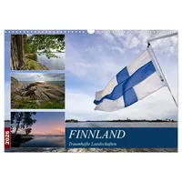 Calvendo FINNLAND Traumhafte Landschaften (Wandkalender 2026 DIN A3 quer),
