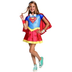 Rubie ́s Kostüm Supergirl, Original Superheldin Kostüm aus ‚DC Superhero Girls‘ rot 128