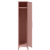 BISLEY Stahlschrank Fern Locker FERLOC620 pastelpink 38,0 x 51,0 x 180,0 cm, aufgebaut