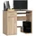 abamihome Akord Schreibtisch, Sonoma Eiche, Holzwerkstoff, Nachbildung, Holz Optik, 3 Fächer, 1 Schubladen, Rechteckig,Rechteckig, 90x74x50 cm, Arbeitszimmer, Schreibtische, Computertische