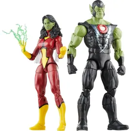 Hasbro Skrull Queen & Super-Skrull Actionfigur 15 cm - Rot/Mehrfarbig
