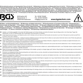 BGS VDE-Telefonzange 7153, abgewinkelt, 200 mm