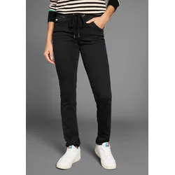 Jogg Pants, entspannte Passform, weite Beinform, Gr. 36 - N-Gr, schwarz, Jeans, 89138652-36 N-Gr