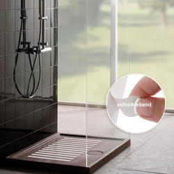 Antirutsch-Streifen für Badewanne & Dusche | Selbstklebend | Transparent