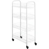 Metaltex 340634014 Allzweckwagen 4-Etagen 41 x 23 x 84 cm Pisa
