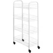 Metaltex 340634014 Allzweckwagen 4-Etagen 41 x 23 x 84 cm Pisa