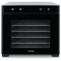 h.koenig HKoenig Dörrgerät DSY900 Edelstahl ° bis 70 °C, Touchscreen, 650 W