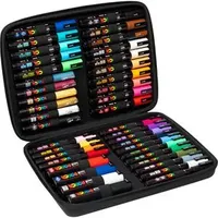 UNI PAINT Acrylmarker Set 40 St. Schwarz