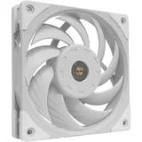 Mars Gaming MF-NC, 120mm PWM PC Lüfter, Hyperbalanced Copper FDB Bearing, Leiser Lüfter mit Hybrid Blade Design, Professioneller Computer Lüfter, Weiß