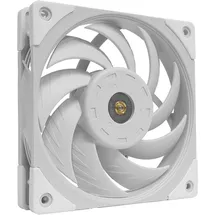 Mars Gaming MF-NC, 120mm PWM PC Lüfter, Hyperbalanced Copper FDB Bearing, Leiser Lüfter mit Hybrid Blade Design, Professioneller Computer Lüfter, Weiß