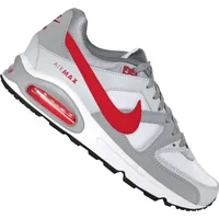 Nike Air Max Command , Größe:44.5, Farbe:Grau/Rot - Weiß - 44,5