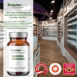 kr√§utermax ‚äì naturheilmittel seit 1890 Omega 3 Algenöl Kapseln 1000 mg 60 Stück