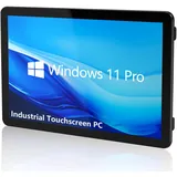 NORQIN 15,6 Zoll Eingebetteter Industrie Panel PC,All-in-One Touchscreen Computer,IP65 Kapazitiver Monitor 1920×1080 FHD,Windows 11 Pro,WLAN/BT,für Kiosk & Automation(10th Gen I7-1065G7,16G+256G)