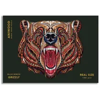 aniwood Puzzle Bär M 150 Teile, Holz (22,2 x 31,5 x 3 cm) 150-teilig (1 Set)