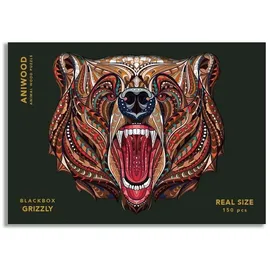aniwood Puzzle Bär M 150 Teile, Holz (22,2 x 31,5 x 3 cm) 150-teilig (1 Set)