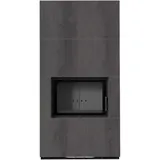 Kratki Kaminbausatz Floki Box 8 kW Stahl Schwarz