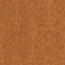 Rasch Textil Rasch Vliestapete Orange Metallic Ornamente Floral Indisch 746341