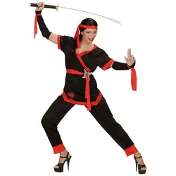 Japanische Ninjalady Damen Kostüm - M